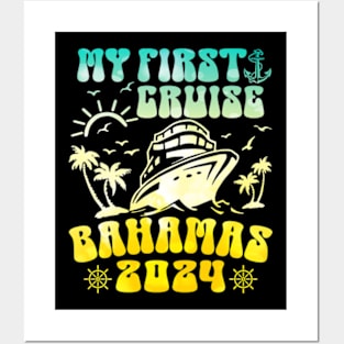 My First Cruise Bahamas 2024 family matching vacation Posters and Art